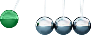 Newton's Cradle Pendulum Motion PNG