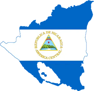 Nicaragua Mapwith Coatof Arms PNG image