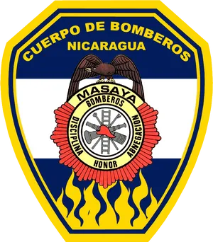 Nicaraguan Fire Department Emblem PNG image
