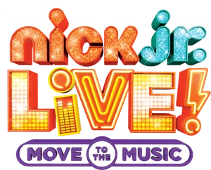 Nick Jr Live Move To The Music Logo PNG image