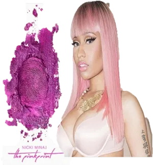 Nicki Minaj The Pinkprint Promo PNG image