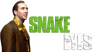 Nicolas Cage Snake Eyes Promo PNG image