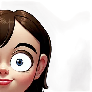 Nicole Watterson Cartoon Portrait PNG 42