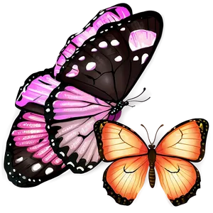 Night Butterflies PNG 1 PNG