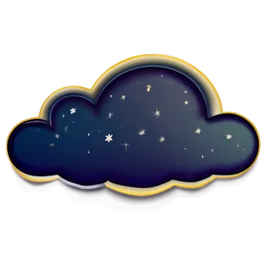 Night Cloud Emoji PNG 06272024