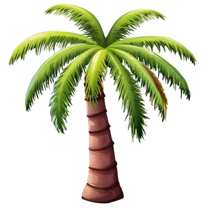 Night Palm Tree Emoji PNG Umu
