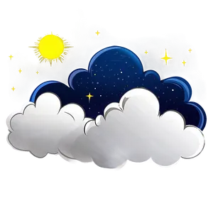 Night Sky Cloud Vector PNG Ftu1 PNG