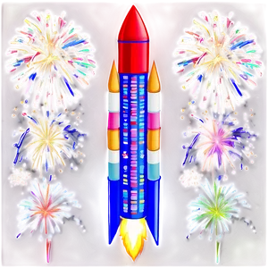 Night Sky Firework Rocket PNG 96 PNG
