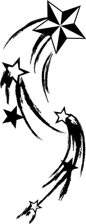 Night Sky Shooting Star PNG image