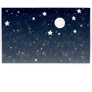 Night Sky Sparkle Stars Png Gel PNG image