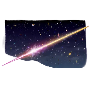 Night Sky With Shooting Star Png 34 PNG image