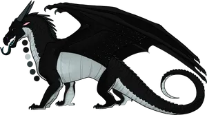 Night Wing Dragon Wings Of Fire PNG image