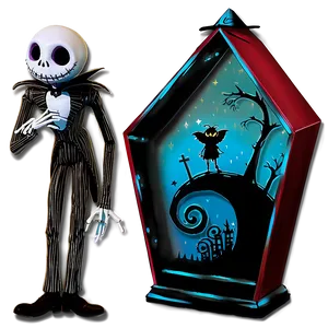 Nightmare Before Christmas Coffin PNG 4 PNG