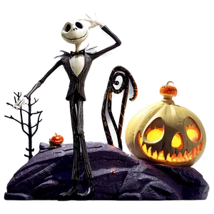 Nightmare Before Christmas Scenes Png 06282024 PNG image