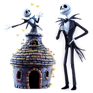 Nightmare Before Christmas Scenes Png 06282024 PNG image