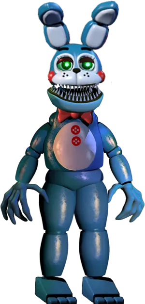 Nightmare Bonnie F N A F Character PNG image