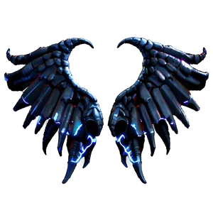 Nightmare Demon Wings PNG 06262024
