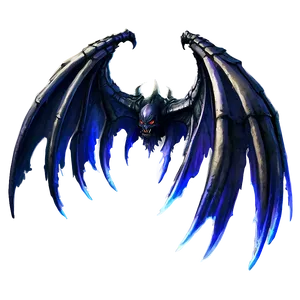Nightmare Demon Wings PNG 06262024