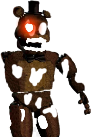 Nightmare Freddy F N A F Character PNG image