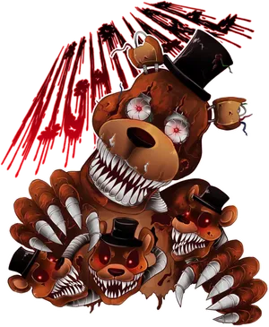 Nightmare_ Freddy_ Five_ Nights_at_ Freddys PNG image