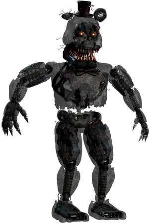 Nightmare Freddy Five Nightsat Freddys PNG image