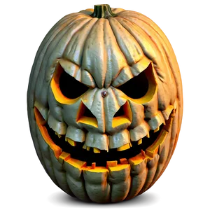 Nightmarish Pumpkin Face PNG 06292024 PNG