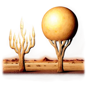 Nighttime Desert Mirage PNG 95 PNG
