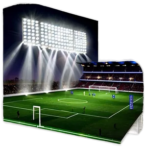 Nighttime Soccer Stadium Lights Png Vlk PNG image