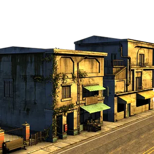 Nighttime Street Scene Artwork