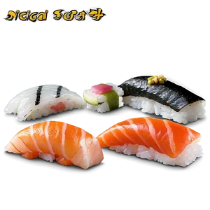 Nigiri Sushi Assortment PNG Nhr