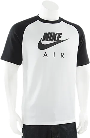 Nike Air Blackand White T Shirt