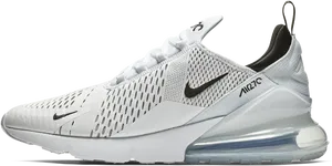 Nike Air Max270 White Sneaker PNG image