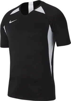 Nike Blackand White Athletic Shirt PNG image