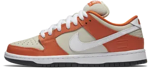 Nike Dunk Low Sneaker Side View PNG image