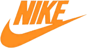 Nike Logo Orange Swoosh PNG image