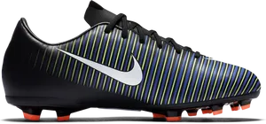Nike Mercurial Soccer Cleat Black Multicolor