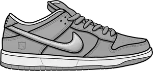 Nike Sneaker Illustration PNG image