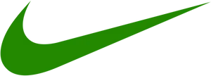 Nike Swoosh Logo Green PNG image
