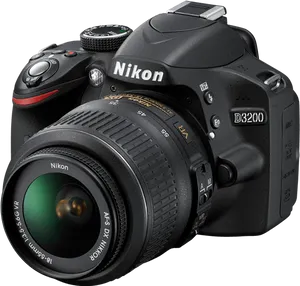 Nikon D3200 D S L R Camera PNG image