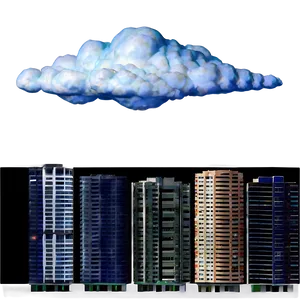 Nimbus Above Cityscape PNG Kyq