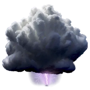 Nimbus Cloud Lightning PNG Wwh79 PNG