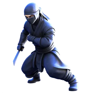 Ninja Figure Action Png Sqb PNG image