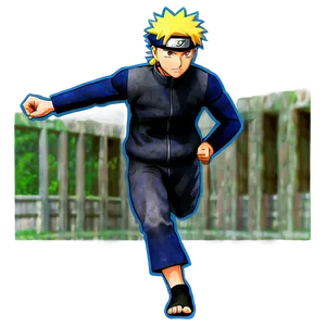 Ninja Naruto Running Forward Png Hov PNG image