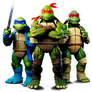 Ninja Turtles Group Shot Png Shl PNG image