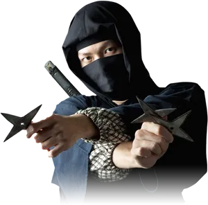 Ninja Warrior Readyfor Battle PNG