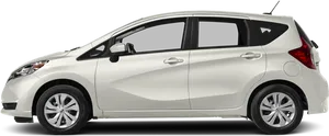 Nissan Compact Hatchback Side View PNG image