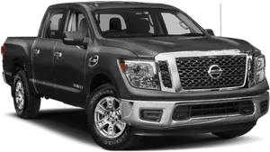 Nissan Titan Pickup Truck Side View PNG