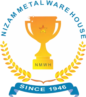 Nizam Metalware House Cricket Trophy PNG image