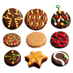 No-bake Christmas Cookie Options Png 06202024 PNG image