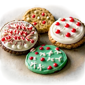 No-bake Christmas Cookie Options Png Kwq PNG image